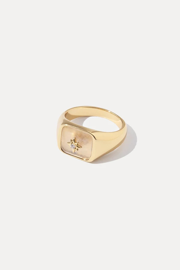 Moonstone Signet Ring | Miranda Frye Inc.