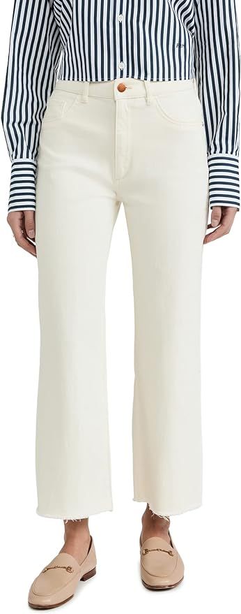 DL1961 Women's Hepburn Wide Leg High Rise Jeans | Amazon (US)