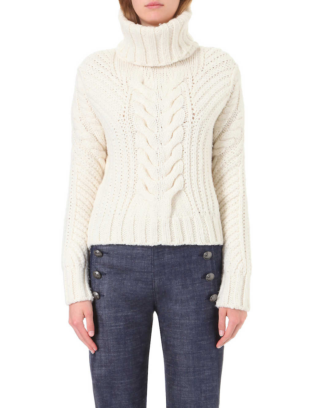 Tommy x Gigi cable-knit jumper | Selfridges