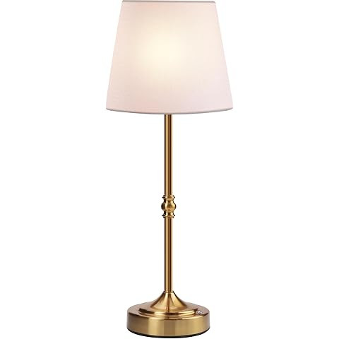 O’Bright Seraph - Cordless LED Table Lamp with Dimmer, Built-in Rechargeable Battery, 3-Level B... | Amazon (US)