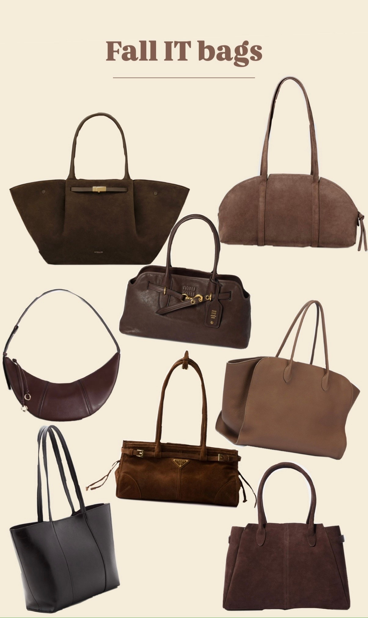 Fall IT bags. 🍂

#LTKFindsUnder100 #LTKStyleTip #LTKItBag