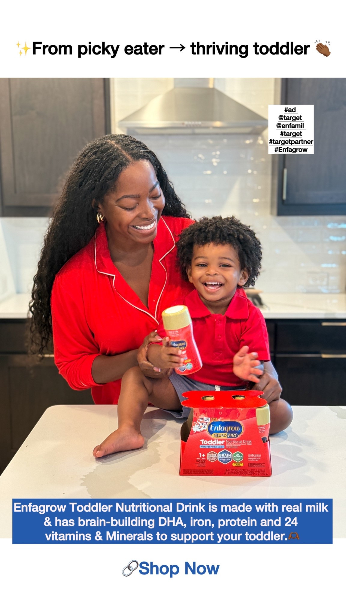 #ad From picky eater to thriving toddler 🙌🏾 Shop Enfagrow for your little ❤️ Enfagrow #TargetPartner #Target @target @enfamil

#LTKU #LTKBaby #LTKKids