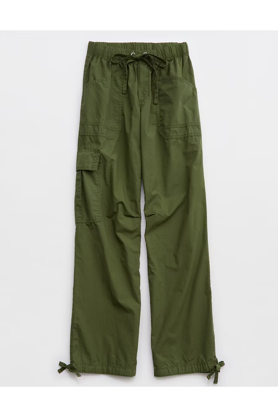 Aerie Avenue Baggy Cargo Pant Women's Green Flame XXS | American Eagle Outfitters (US & CA)