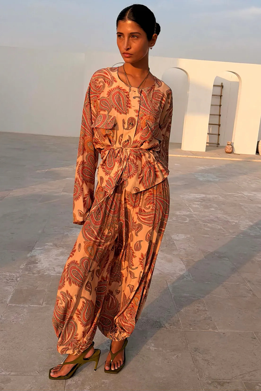 Paisley Balloon Trousers | Never Fully Dressed US