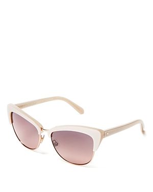 kate spade new york Mirrored Genette Cat Eye Sunglasses | Bloomingdale's (US)