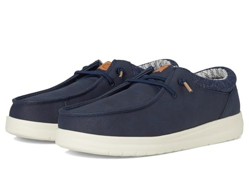 HEYDUDE Kids Men's Paul Classic (Little Kid/Big Kid) Navy 1 Little Kid Medium | Amazon (US)