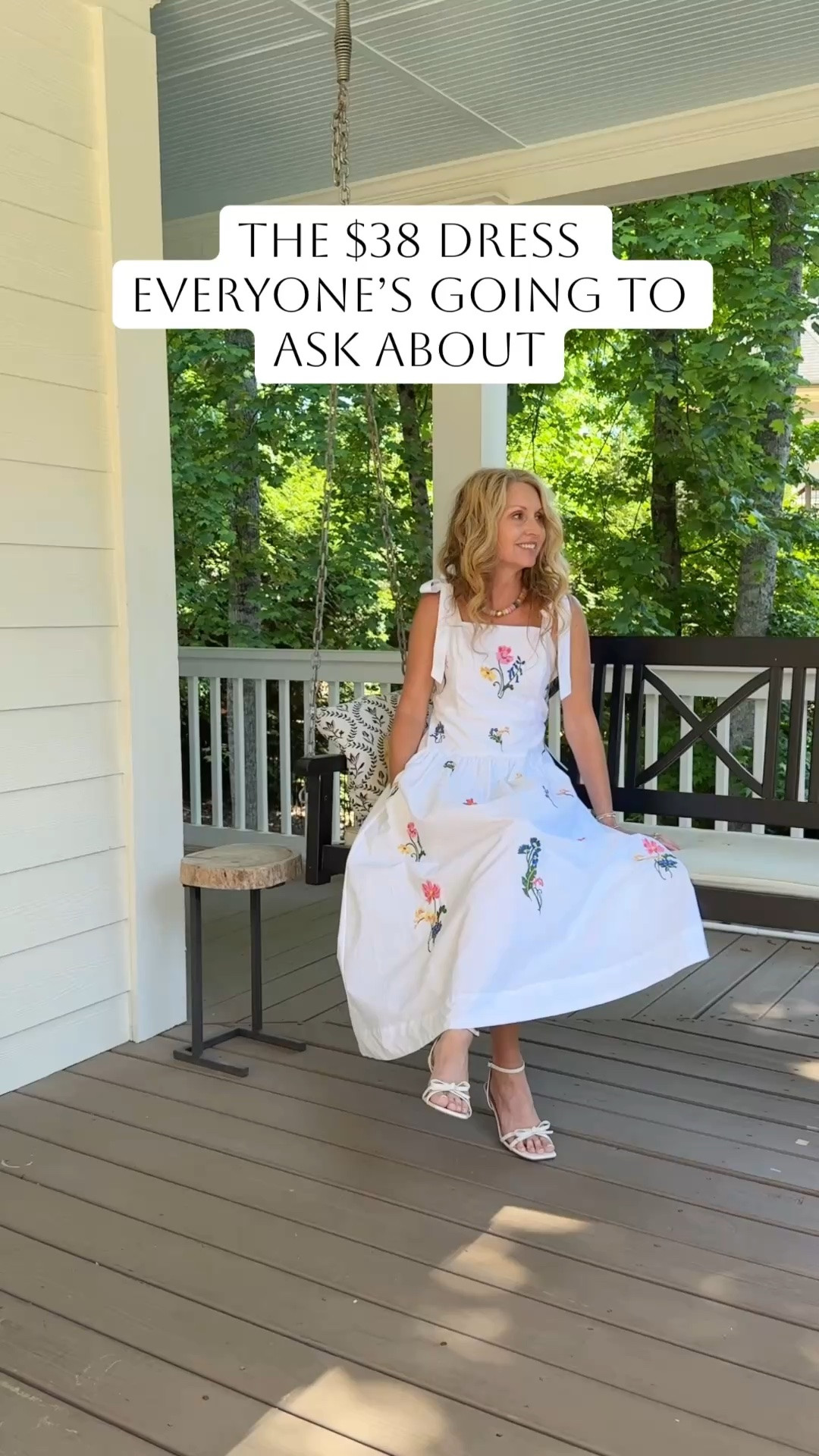 Under $40 and way too good to pass up! Size down in this one- I’m wearing an xs and it’s not super small 

Walmart fashion, Walmart dress, Walmart style, sundress, summer dress, affordable fashion, budget friendly style, casual summer outfit, vacation dress, everyday style, floral dress, midi dress, lightweight dress, spring summer fashion, affordable summer outfits, Walmart finds, trendy Walmart fashion, feminine style, effortless outfits, under $40 fashion, resort wear, classic style
#WalmartFashion #Walmartstyle #SummerDress #AffordableFashion #BudgetStyle #VacationOutfit #MidiDress #CasualStyle #EverydayFashion #SpringSummerStyle #Over40Style

#LTKootd #LTKSeasonal #LTKOver40