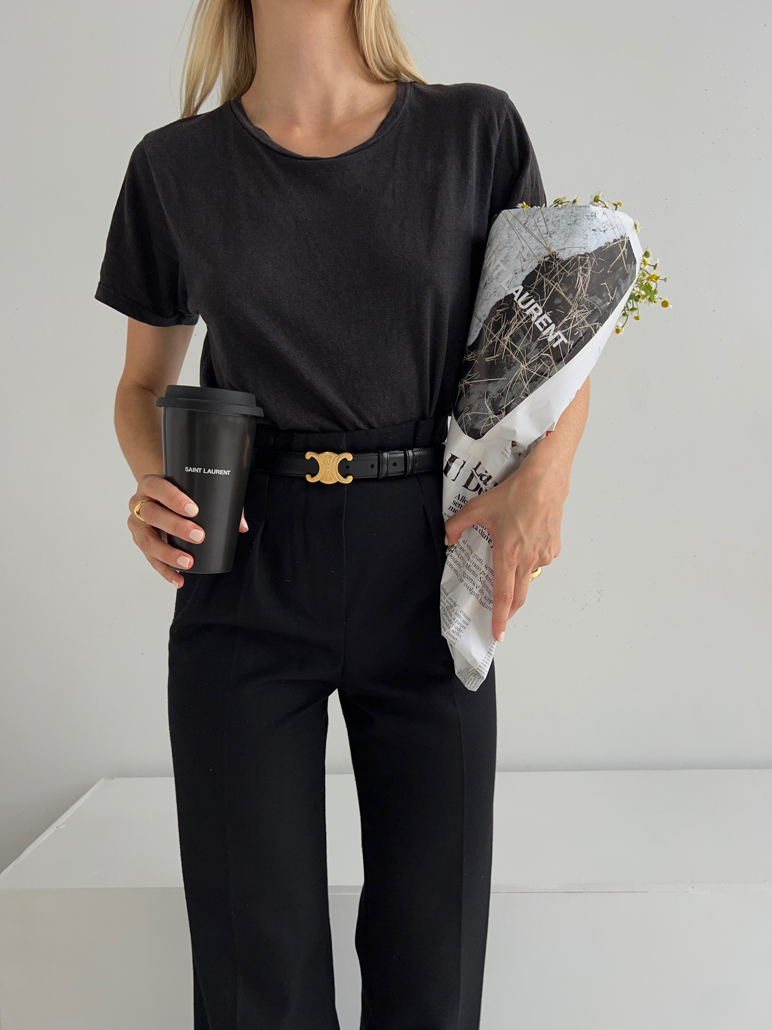 The Celine Triomphe belt in black leather with golden buckle is a forever staple 🫶🏼 #celinebelt #blackbelt #leatherbelt 

#LTKFind #LTKaustralia #LTKunder100