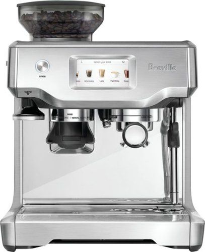 Breville - the Barista Touch Espresso Machine with 9 bars of pressure, Milk Frother and integrated g | Best Buy U.S.