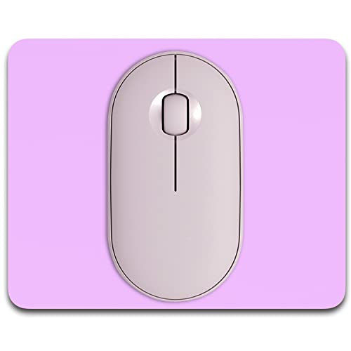 Dapesuom Small Mouse Pad, 5 x 6 Inch Thick Rubber Premium-Textured Non-Slip Portable & Washable Mini Mouse Mat for Women Men Wireless Laptops Keyboard Tray Gaming Work Computer Office Travel, Purple | Amazon (US)