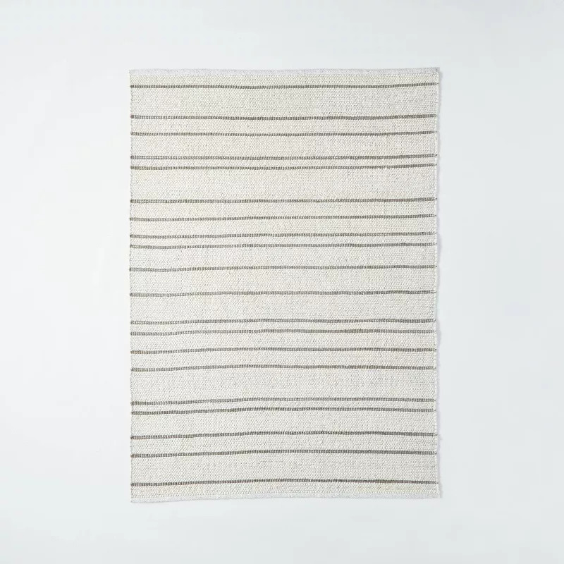 Striped Flat Woven Rug Cream - Threshold™ designed with Studio McGee | Target