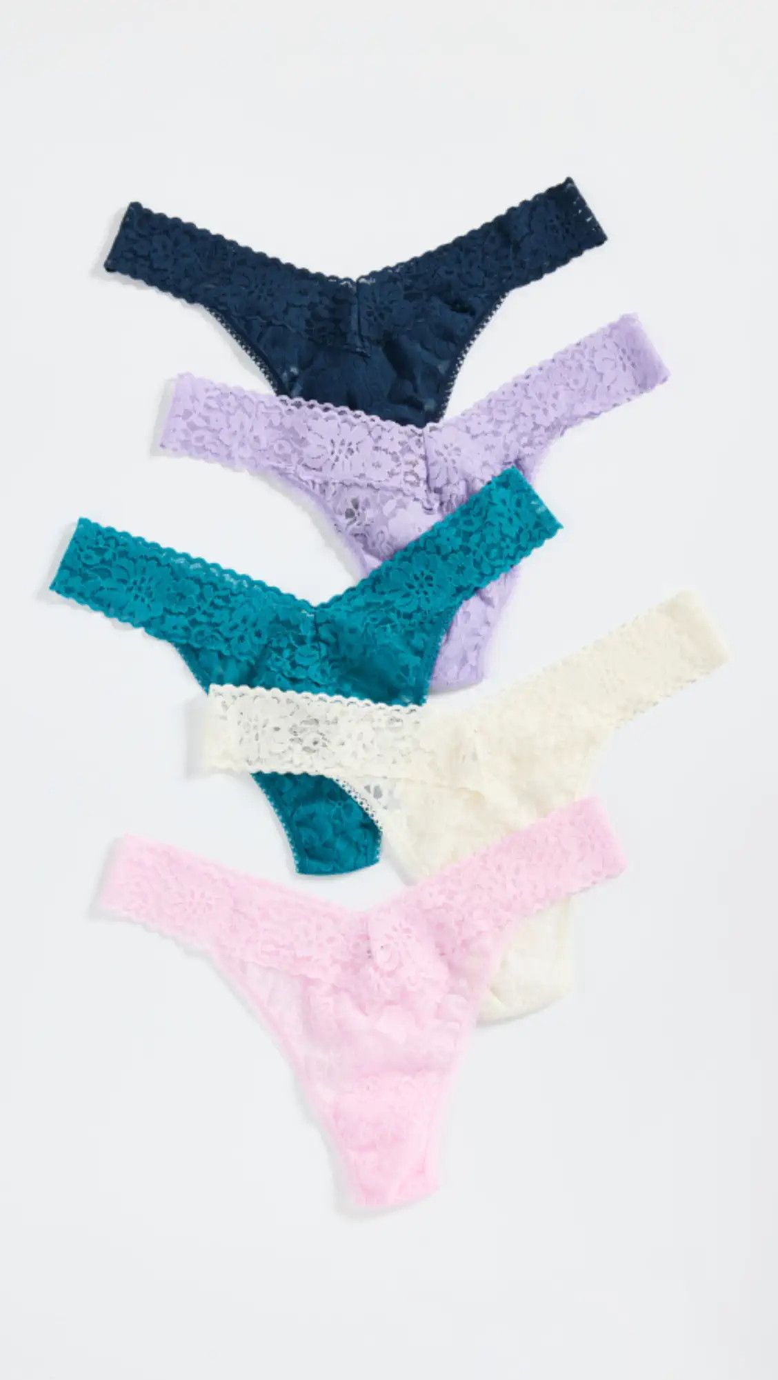 Daily Low Rise Thong 5 Pack | Shopbop