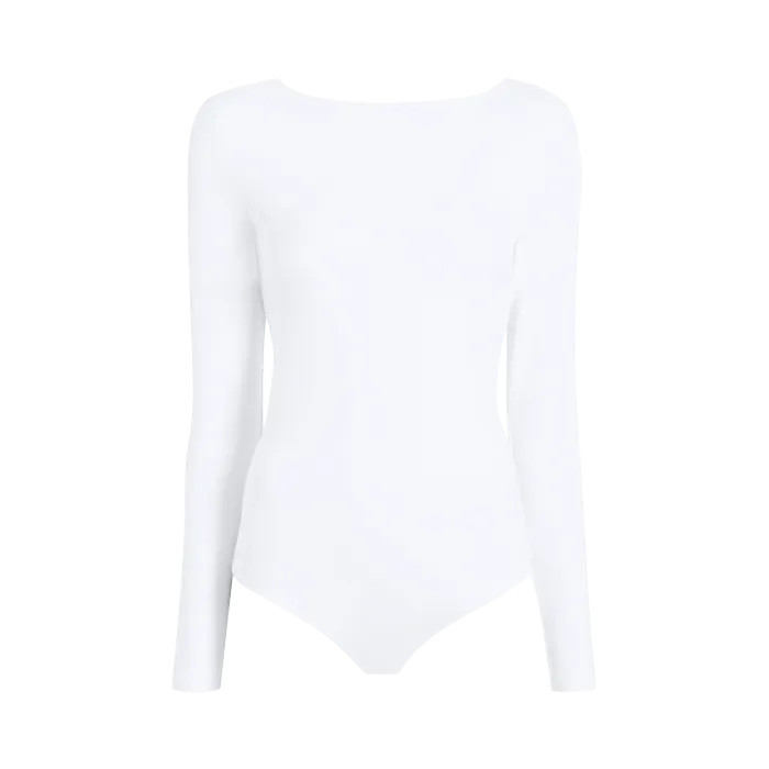 Open Back Bodysuit | White - nuuds | nuuds