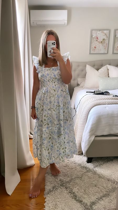 Hill House Nap Dress - this style is 20% off currently! Perfect summer dress! Bump friendly, maternity friendly and the perfect white dress. Summer staple. Wearing my pre-pregnancy size.

#LTKSummerSales #LTKSaleAlert #LTKBump