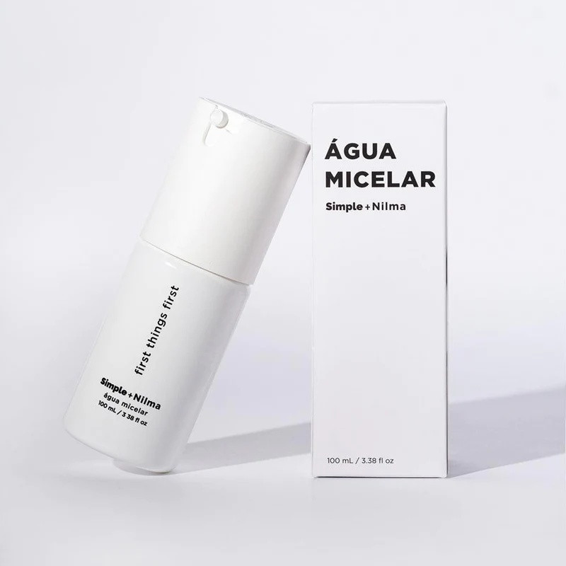 ÁGUA MICELAR SIMPLE + NILMA | Shopee (BR)