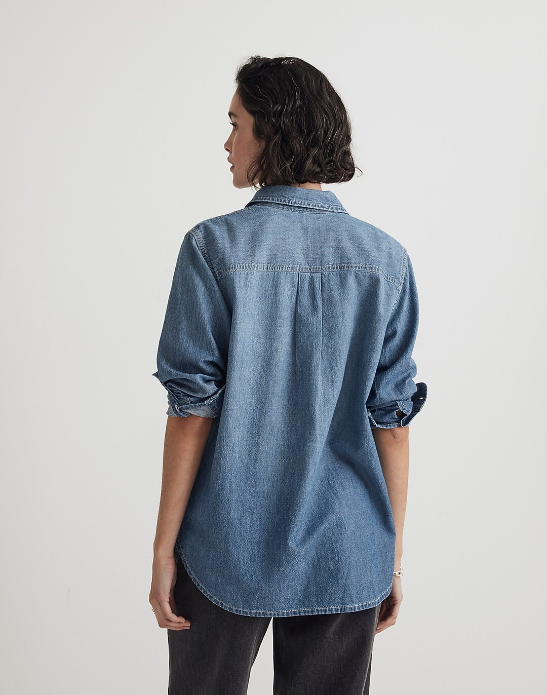 Denim Button-Up Shirt in Nielsen Wash | Madewell