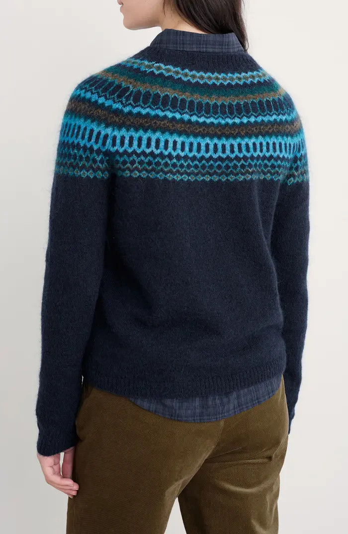 Annik Fair Isle Wool & Mohair Blend Sweater | Nordstrom