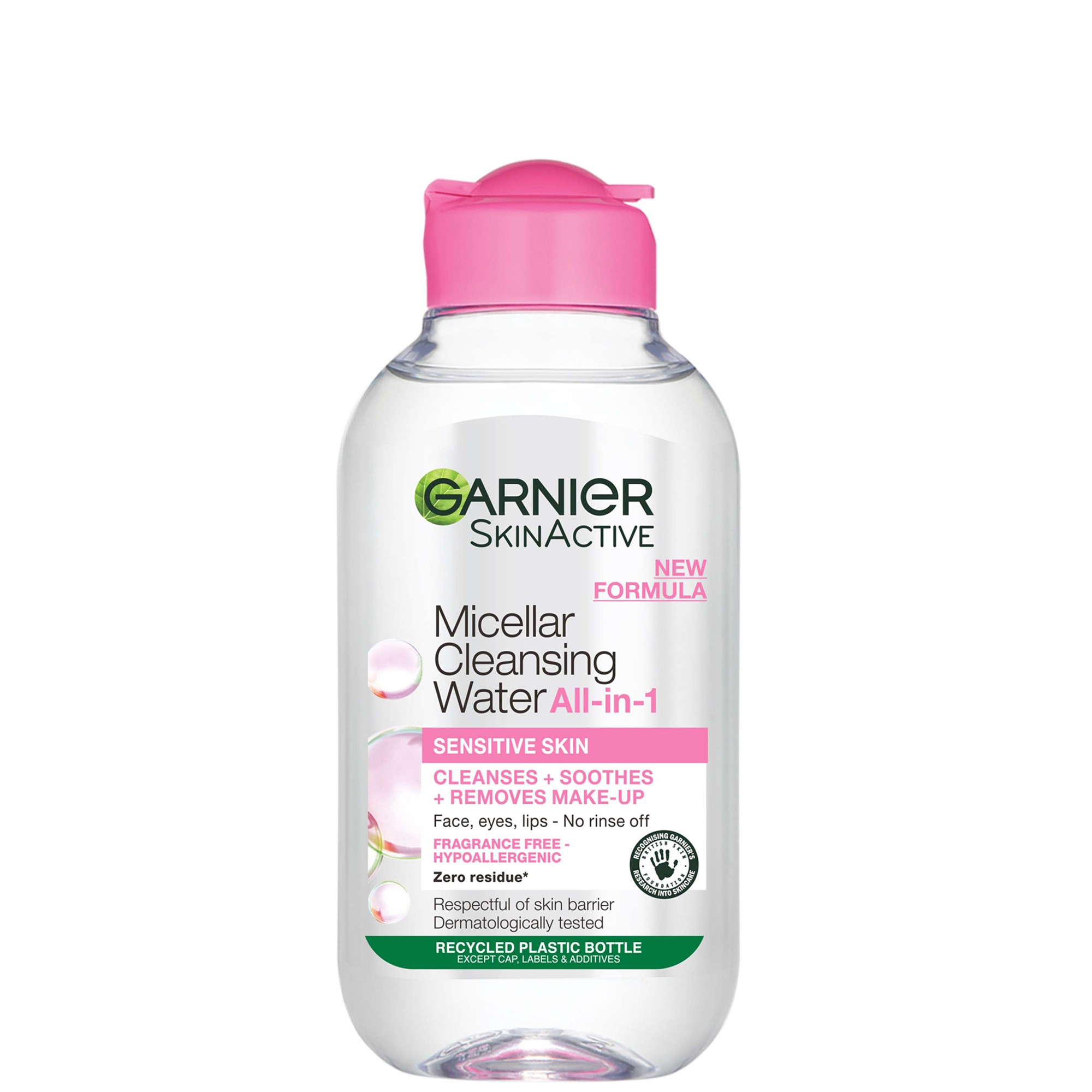 Garnier Micellar Water Facial Cleanser For Sensitive Skin 100ml | Look Fantastic (UK)
