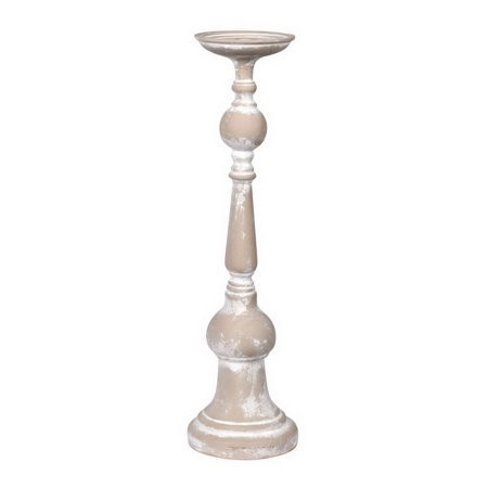 Vickerman FQ197521 20.8"" White Candlestick Polyresin | Walmart (US)