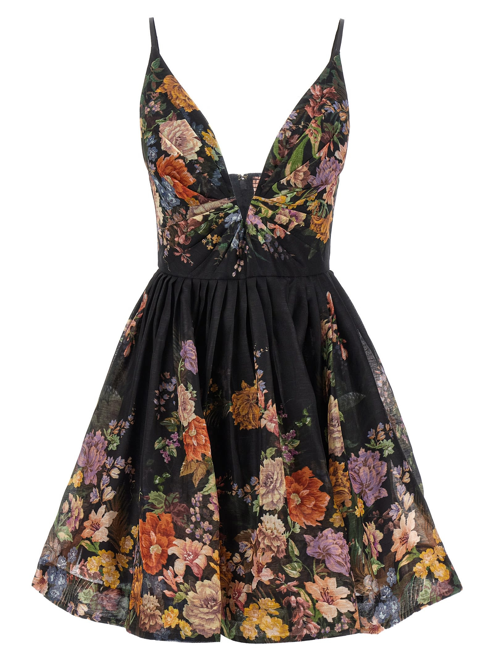 Zimmermann pavilion V Neck Mini Dress | Italist.com US