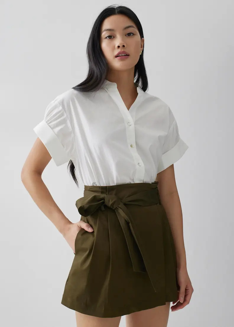 Ariyah Tailored Paperbag Skort | Love, Bonito USA