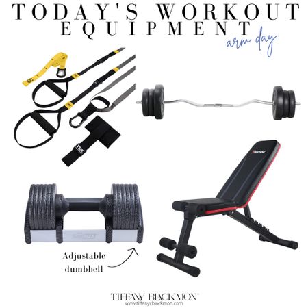 Today’s Workout Equipment…. Arm Day! These are fabulous items to stock your home gym with for a great at home workout!🏋🏻‍♀️💪🏻 

#LTKfit #LTKFind #LTKhome