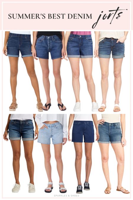 It’s officially jean shorts season! For those who like them classic and not ripped, here are my top jorts picks!  #jorts #jeanshorts #summershorts 

1 | Liverpool Los Angeles Plus Chloe Pull On Jean Shorts in Hendricks
2 | Agolde Parker Long Relaxed Organic Cotton Denim Shorts in Enamour (Darker)
3 | Time and Tru Women’s Mid Rise Shorts with Double Roll Cuffs in medium wash
4 | Calson Boyfriend Shorts in Medium Destruct

5 | JAG Jeans Alex Boyfriend Jean Shorts in Patriot Blue
6 | Agolde Parker Long Relaxed Organic Cotton Shorts in Occurrence
7 | Lands’ End Women’s Starfish Mid Rise Pull On 7″ Knit Denim Jean Shorts in Medium Indigo
8 | Mid-Rise Wow Jean Shorts for Women — 5-inch inseam in Campeche

#LTKunder50 #LTKSeasonal #LTKFind