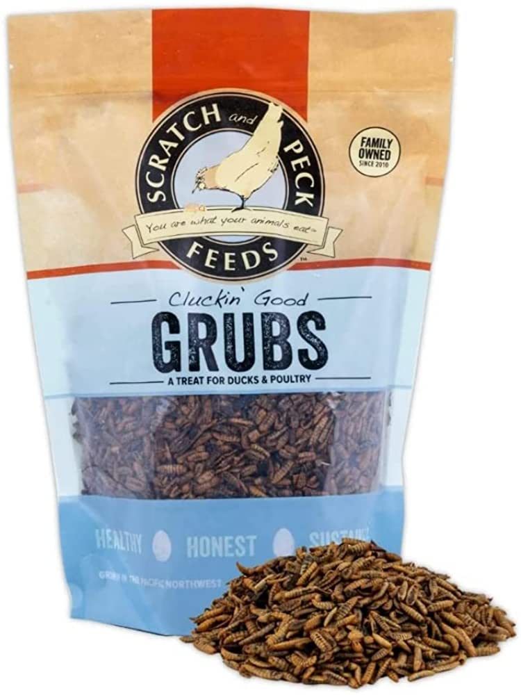 Scratch and Peck Feeds Cluckin’ Good Grubs for Chickens - Sustainably Grown in North America - ... | Amazon (US)
