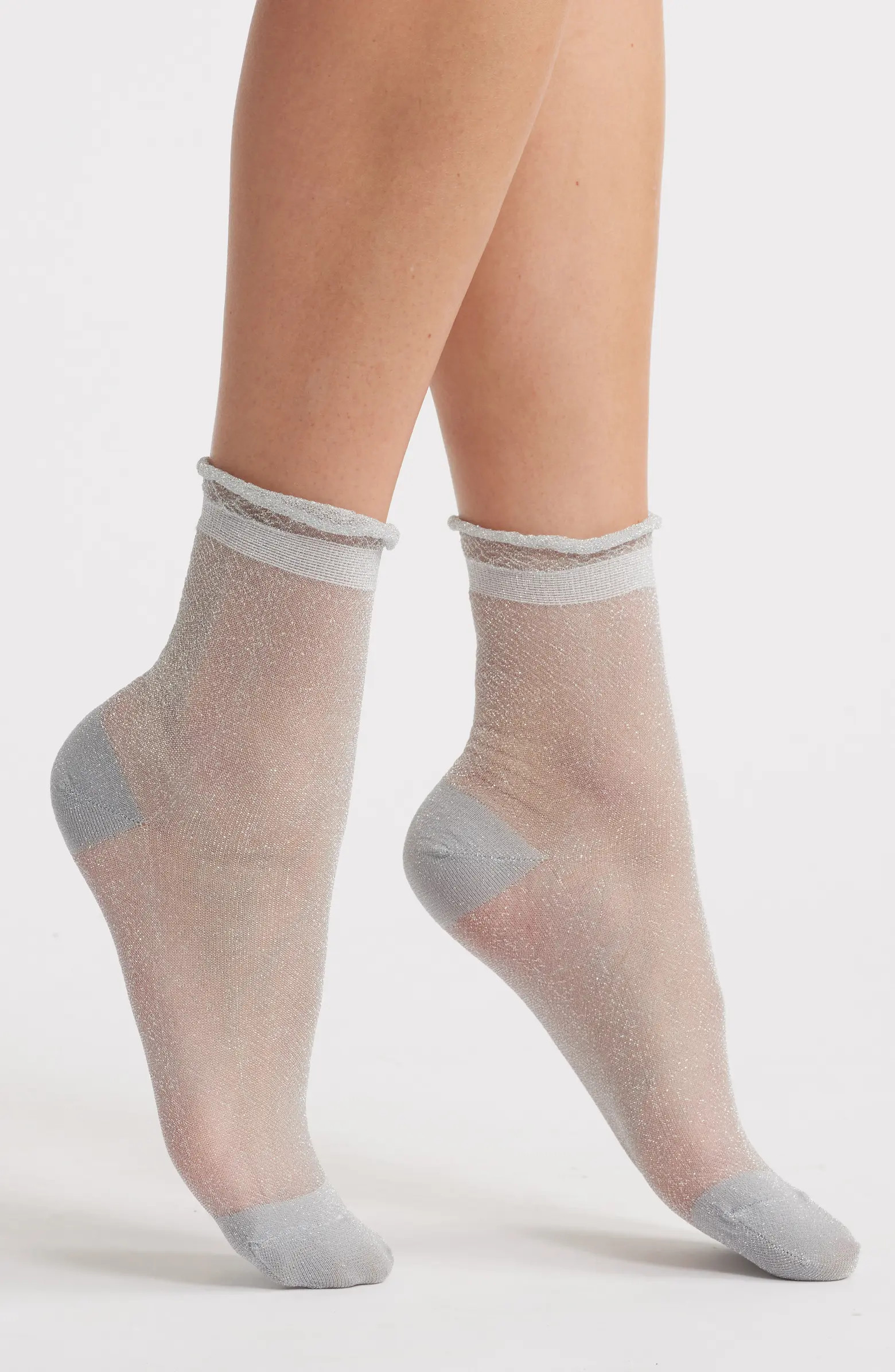 Noelle Sparkle Crew Socks | Nordstrom