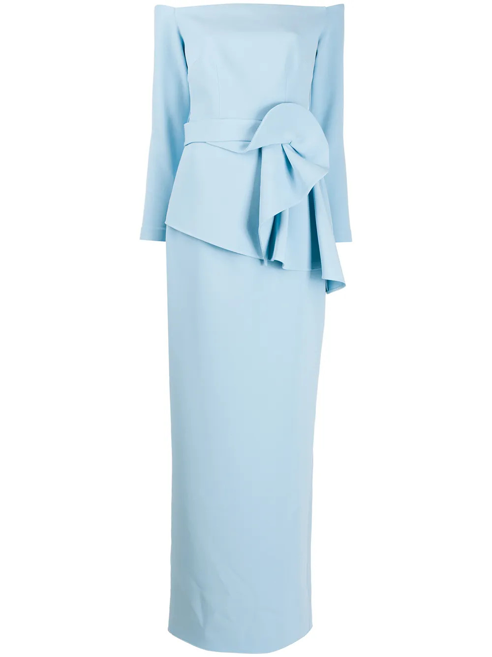 off the shoulder long dress | Farfetch (US)