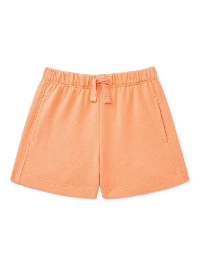 Wonder Nation Baby Boy French Terry Drawstring Shorts, Sizes 0-24 Months | Walmart (US)