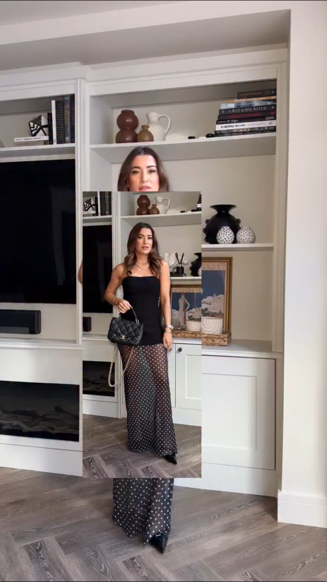 Not sure how to style sheer? Keep the silhouette simple and the lines clean, it always works. Save for inspo later 🖤
Gossamer fabrics & monochrome styling are an easy to feel ‘on trend’ this Autumn Winter. 
High / Low dressing is my favourite ~ I will link it on my @ltk.europe page. Link in bio