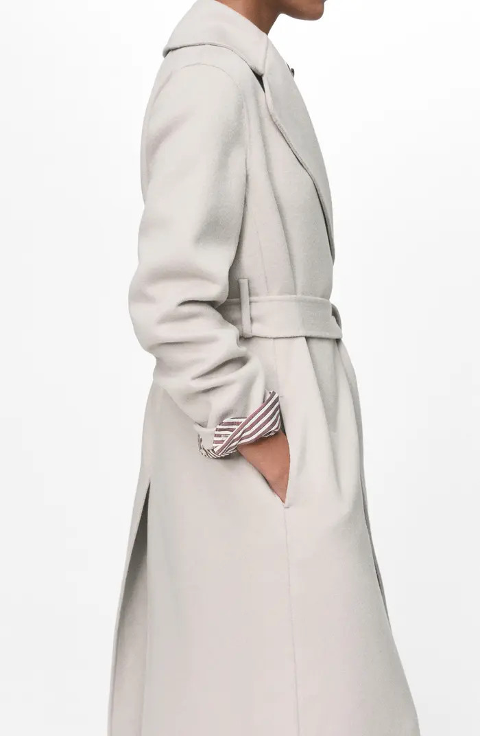 Wool Blend Wrap Coat | Nordstrom