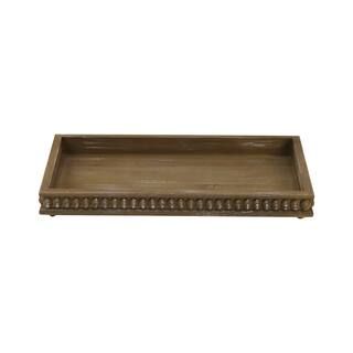 15" Indigo Beaded Tabletop Wooden Tray by Ashland® | Michaels Stores