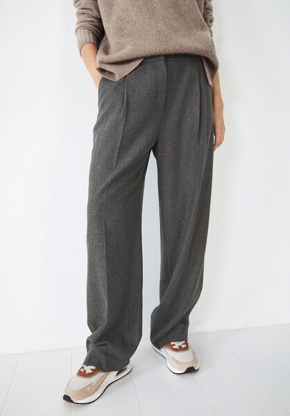 Carine Wool Trousers | Hush Homewear (UK)