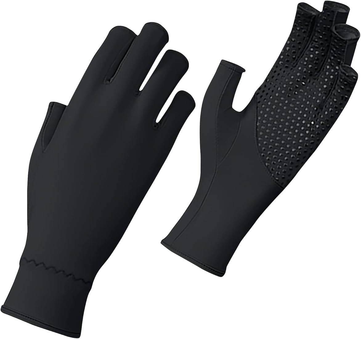 Manicure Gloves UV Protection UPF 50+ Fingerless for Women, Driving, Gel Nail Lamp, Hiking, Outdoor | Amazon (US)