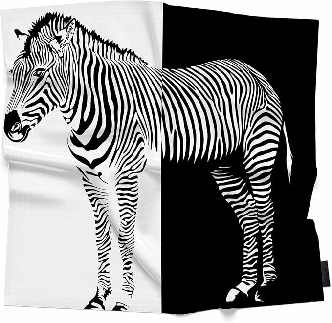 Hibiscus Pattern Head Scarf Silk Feel Like Tropical Green Leaves Red Flowers Bandana Soft for Wom... | Amazon (US)