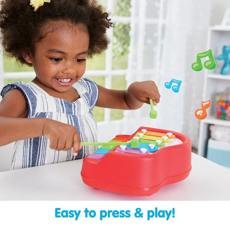 Kidoozie Happy Keys Music Maker, 2-in-1 Piano and Xylophone Instrument for Toddlers 12M+ | Walmart (US)