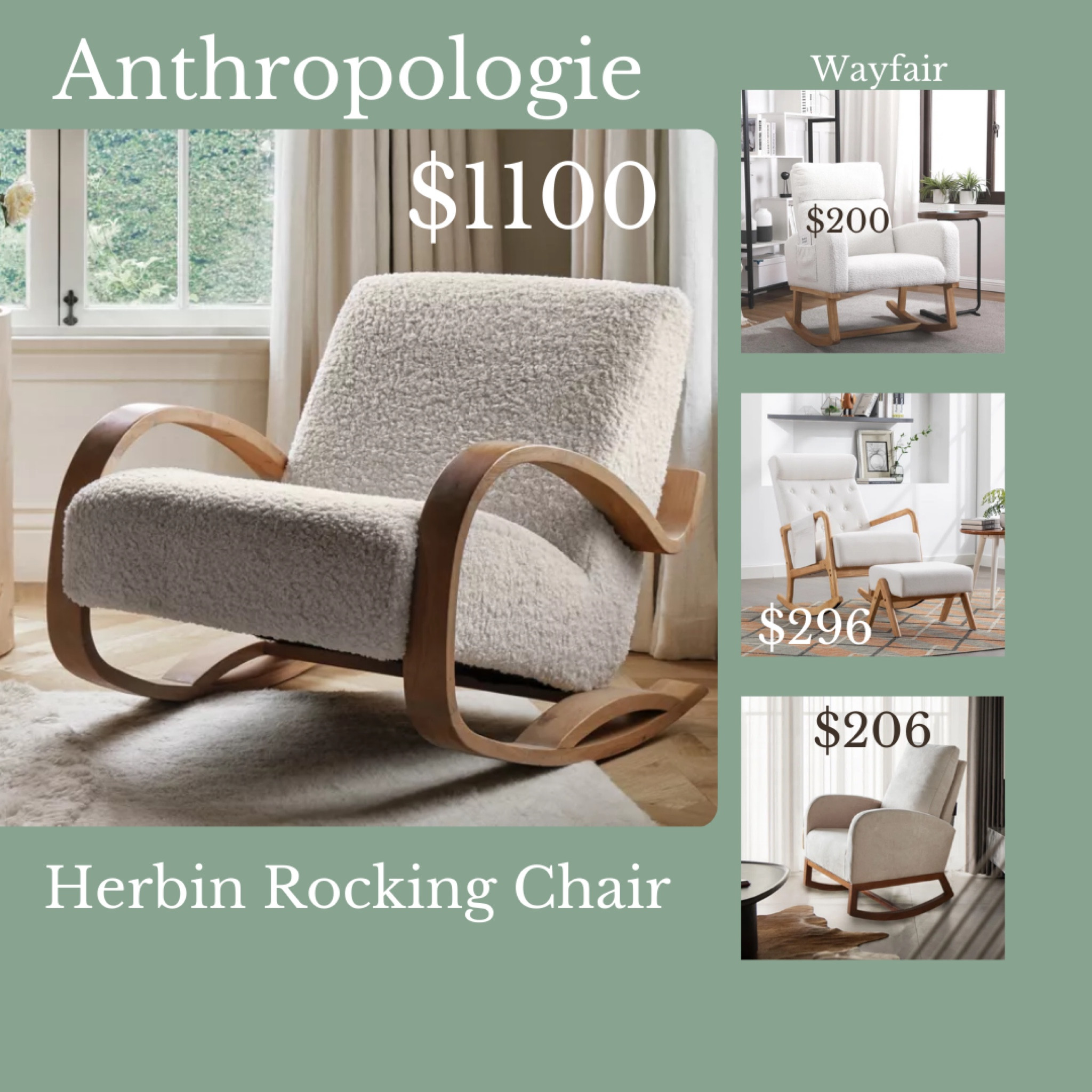 Anthropologie Rocking Chair Fupe

#LTKhome