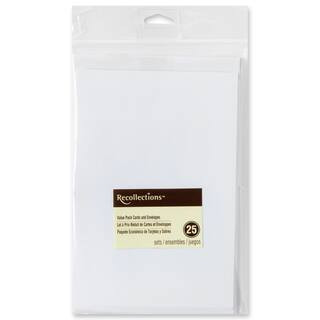 Small White Cards & Envelopes by Recollections®, 4" x 5.5" | Michaels | Michaels Stores