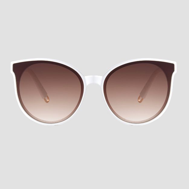 Women&#39;s Round Sunglasses - Universal Thread&#8482; Off White | Target