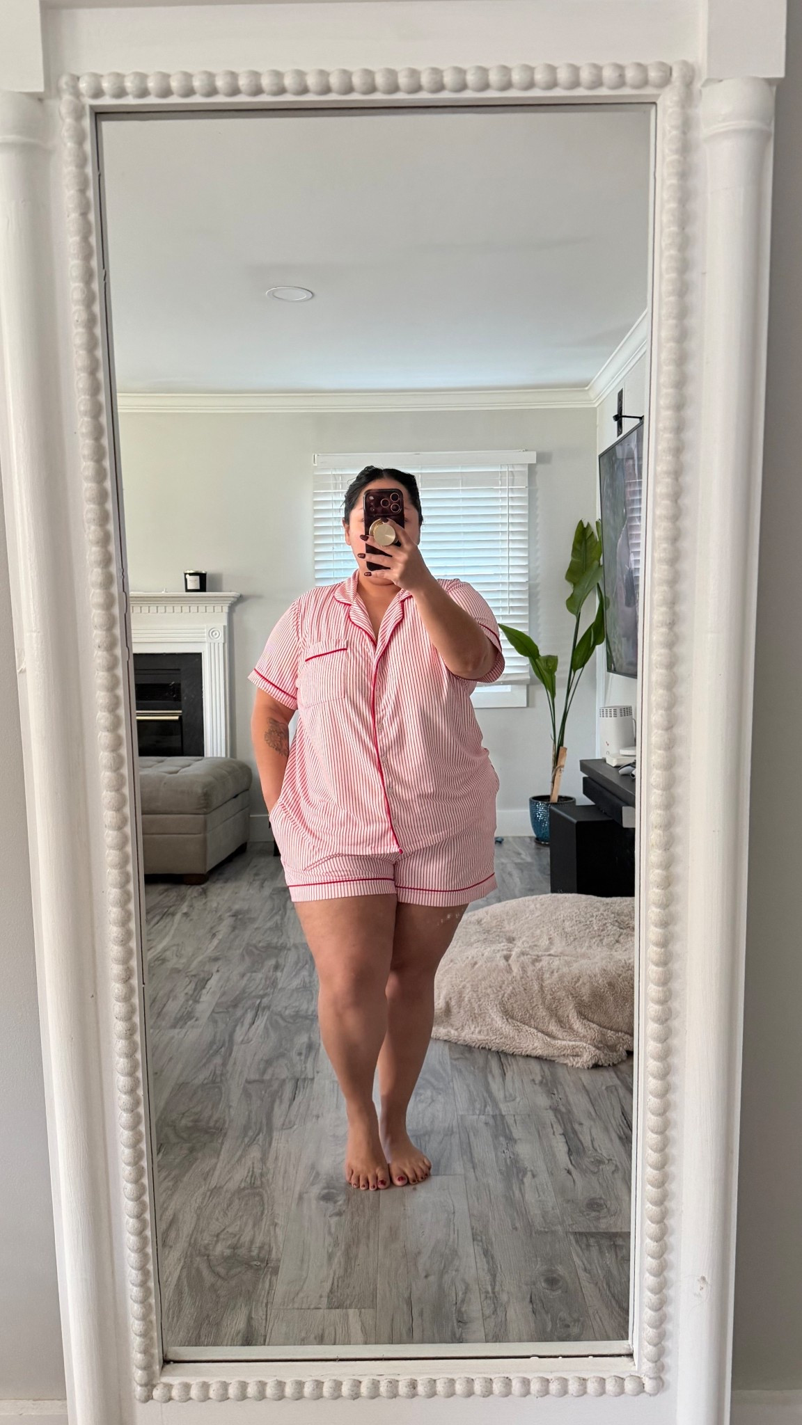 Red and white striped pajamas from Walmart giving all the holiday vibes 

#LTKPlusSize #LTKSeasonal #LTKHoliday