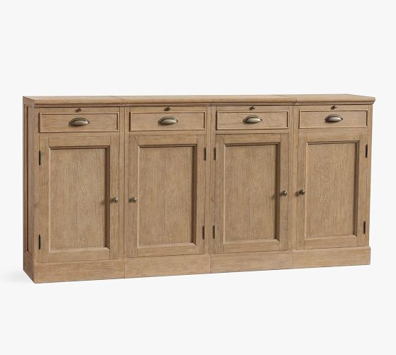 Modular Bar Buffet With Double Wine Grid (72") | Pottery Barn (US)