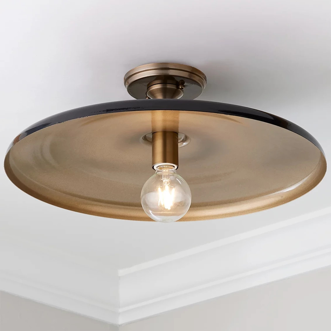 Chris Loves Julia Victor Semi-Flush Ceiling Light | Shades of Light