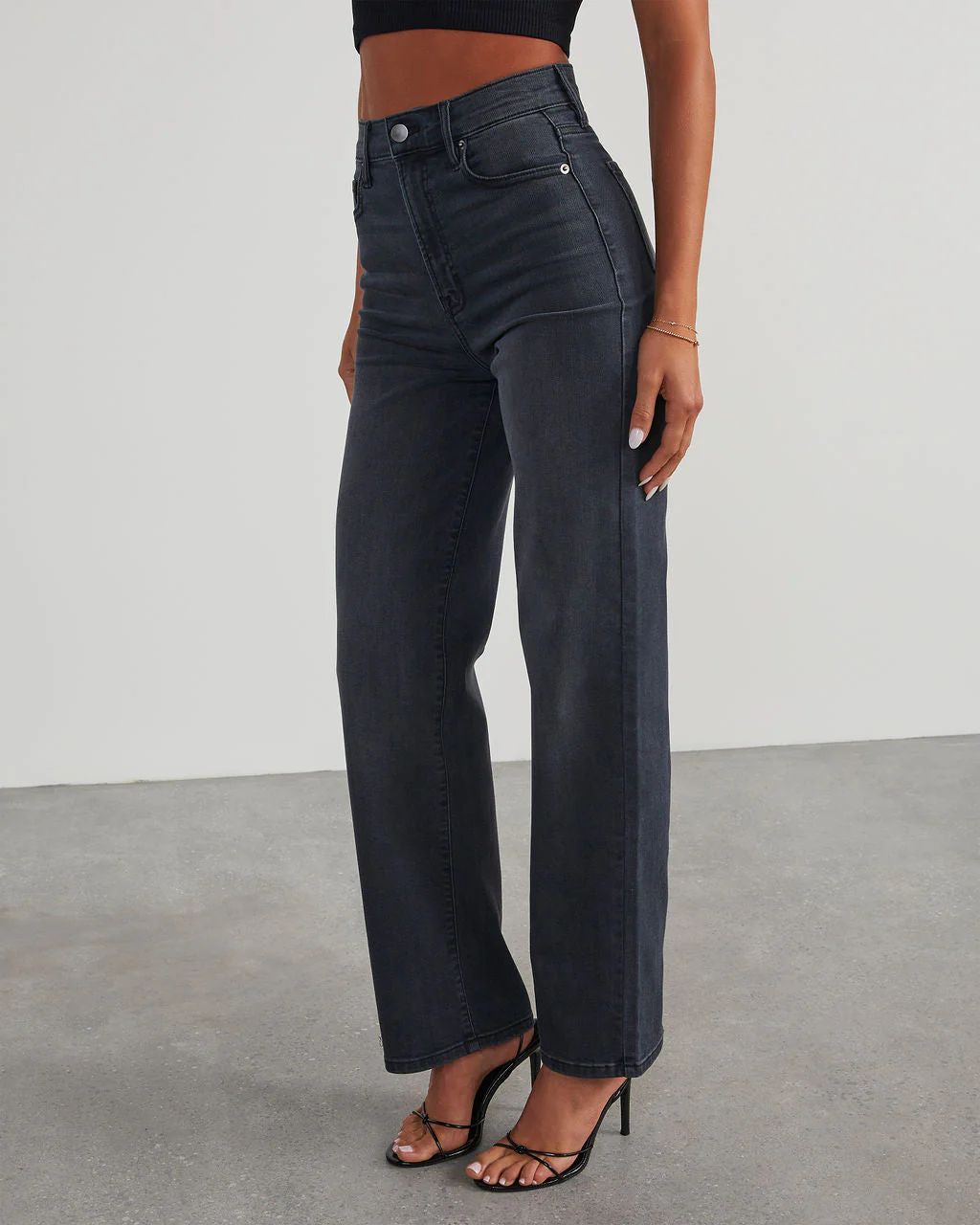 Icon High Rise Straight Jeans | VICI Collection