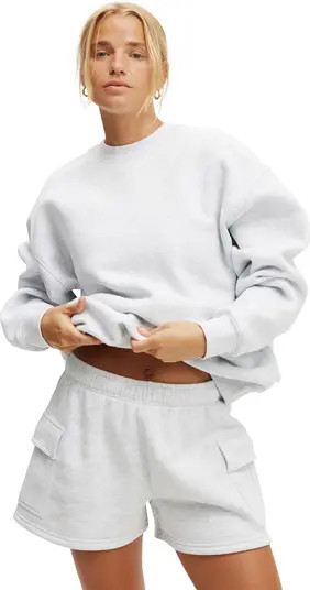 Women's Active Plush Crew Sweatshirt | Nordstrom