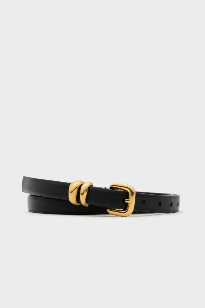 Black Hip to Waist Skinny Belt | Tuckernuck (US)
