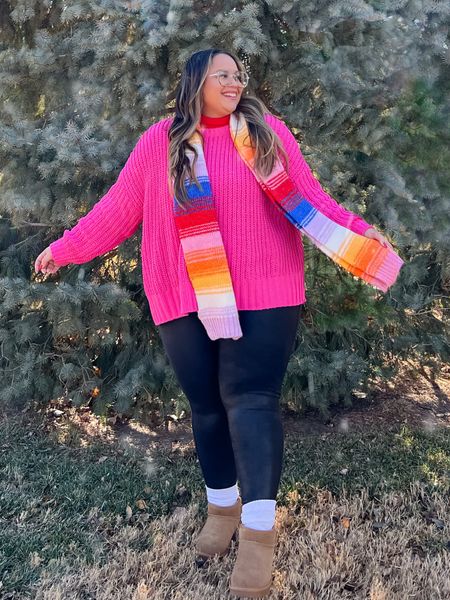Day 12!! 25 Days of Plus Size Holiday Outfits. Casual look, leggings, sweater, Uggs 

#LTKcurves #LTKSeasonal #LTKHoliday