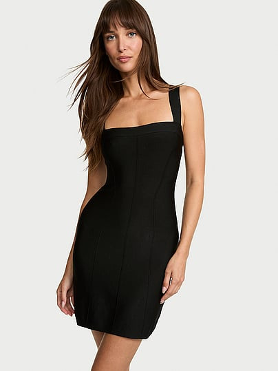 Very Sexy Bodycon Knit Mini Dress, Black, M - Women's Slips - Victoria's Secret | Victoria's Secret (US / CA )