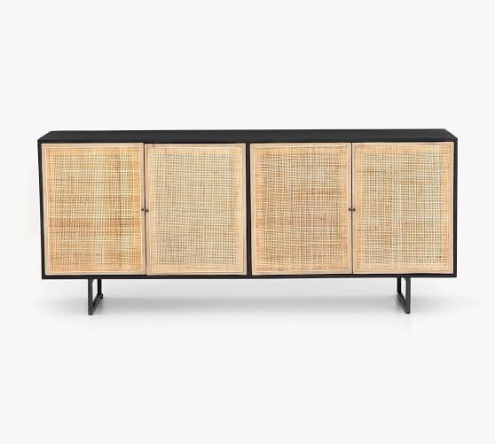 Dolores Cane Console Table (72") | Pottery Barn (US)